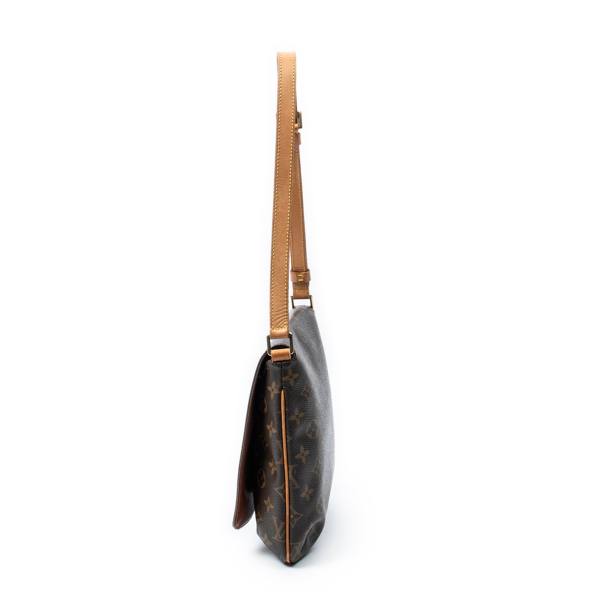 Shoulder Bag Musette Salsa Brown Monogram Canvas