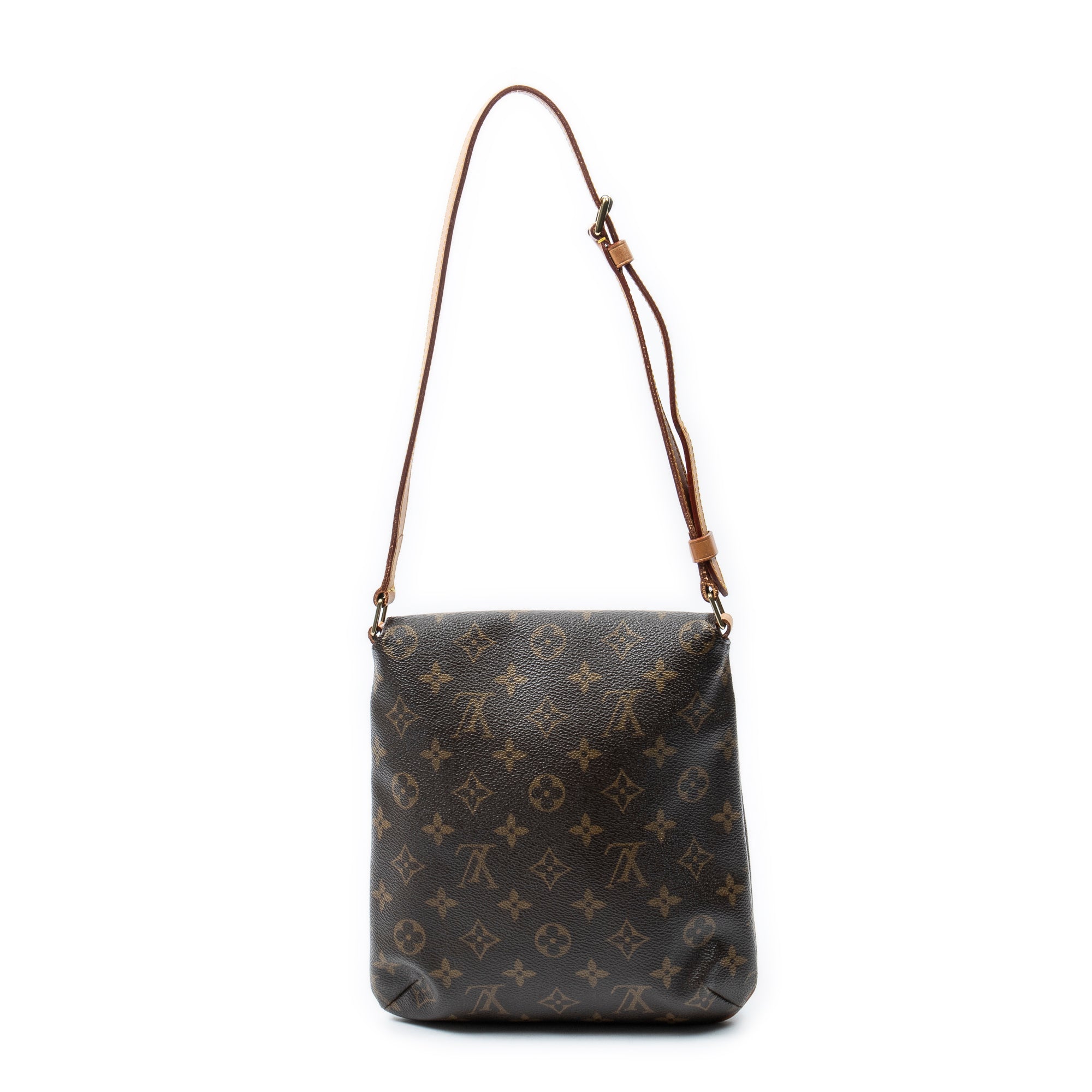 Shoulder Bag Musette Salsa Brown Monogram Canvas