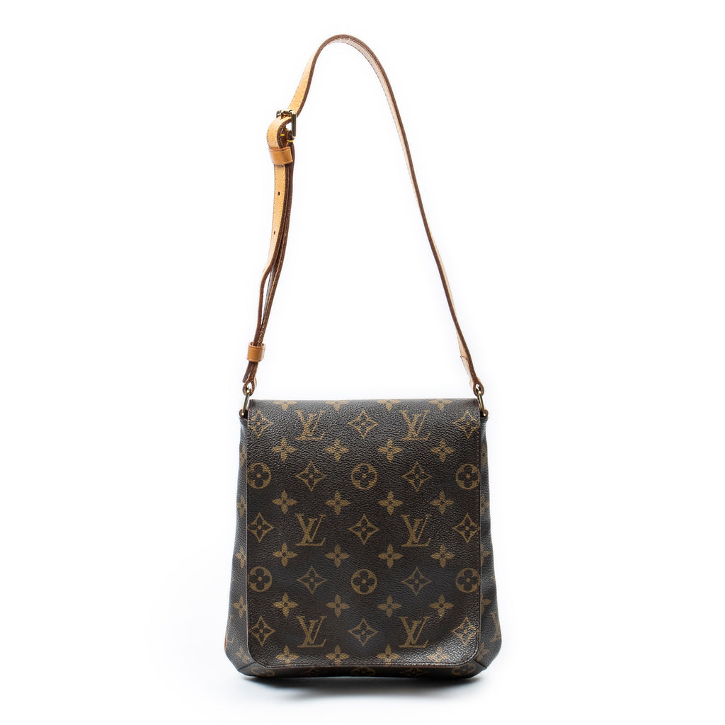 Shoulder Bag Musette Salsa Brown Monogram Canvas