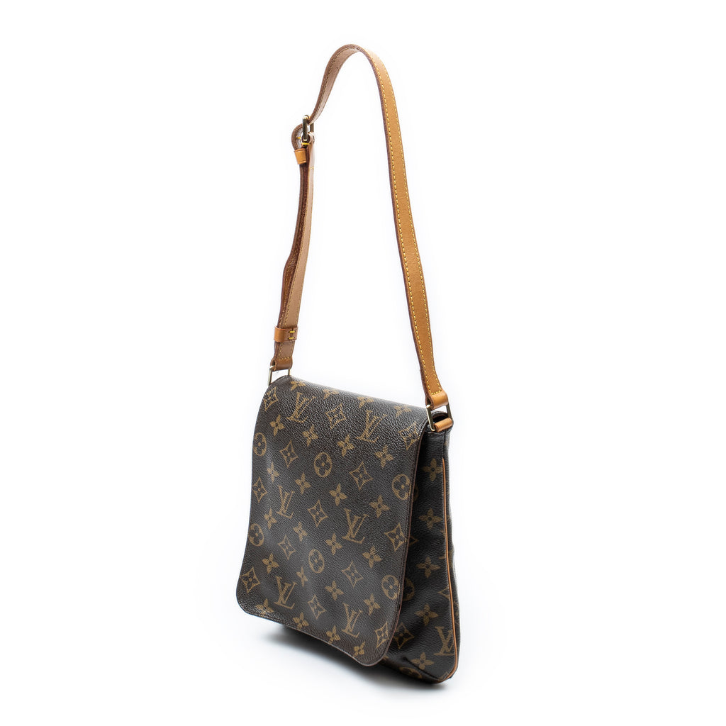 Shoulder Bag Musette Salsa Brown Monogram Canvas