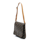 Shoulder Bag Musette Salsa Brown Monogram Canvas