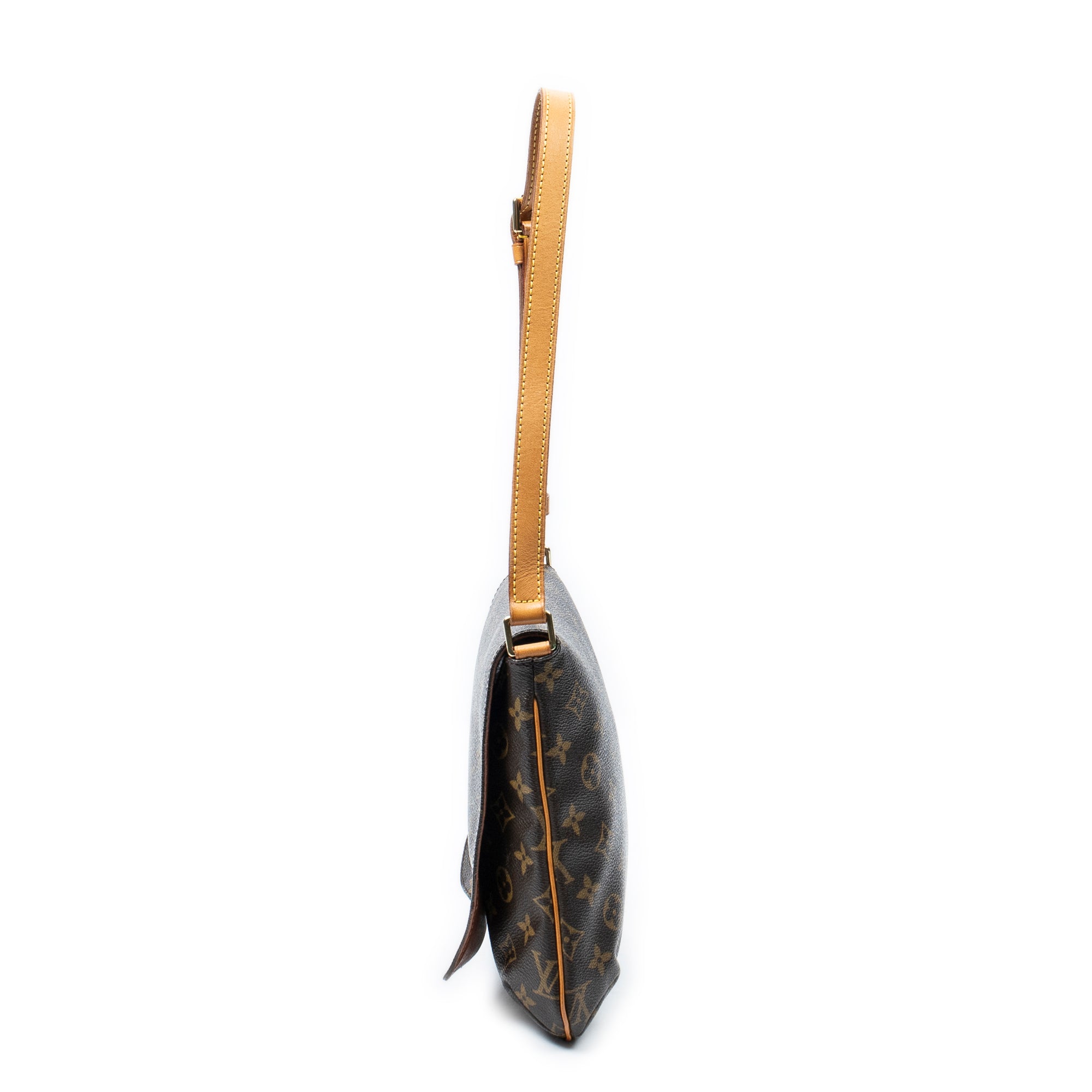 Shoulder Bag Musette Salsa Brown Monogram Canvas