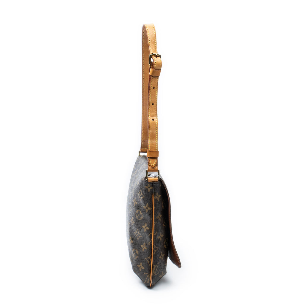 Shoulder Bag Musette Salsa Brown Monogram Canvas