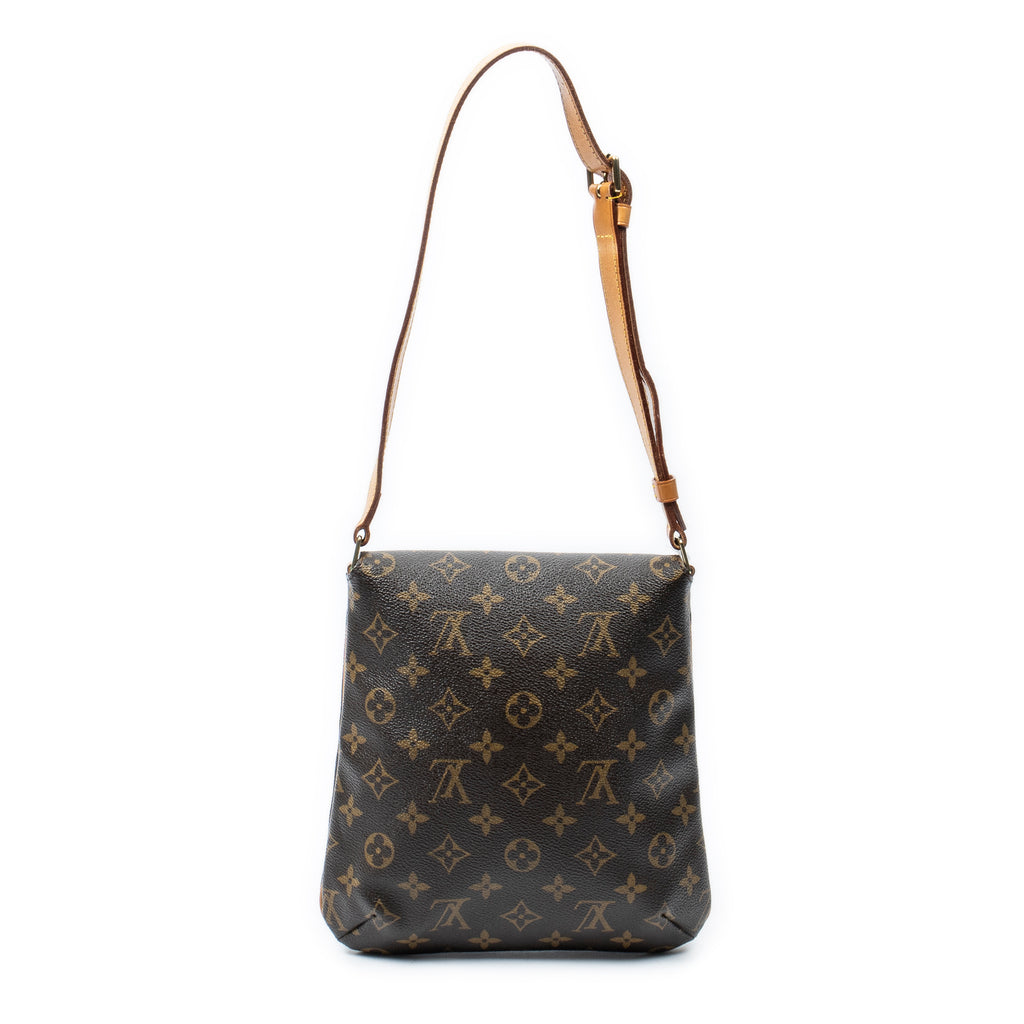 Shoulder Bag Musette Salsa Brown Monogram Canvas