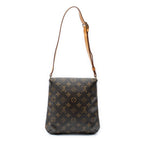 Shoulder Bag Musette Salsa Brown Monogram Canvas
