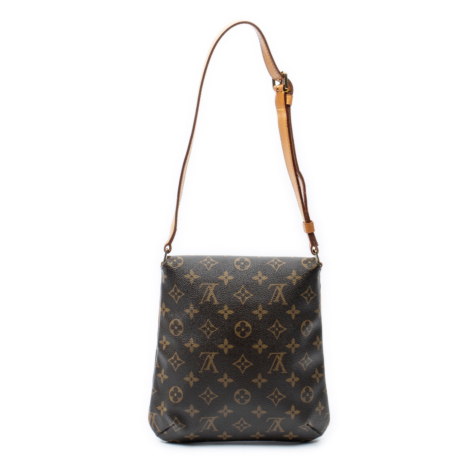 Shoulder Bag Musette Salsa Brown Monogram Canvas