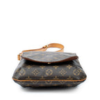 Shoulder Bag Musette Salsa Brown Monogram Canvas