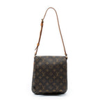 Shoulder Bag Musette Salsa Brown Monogram Canvas