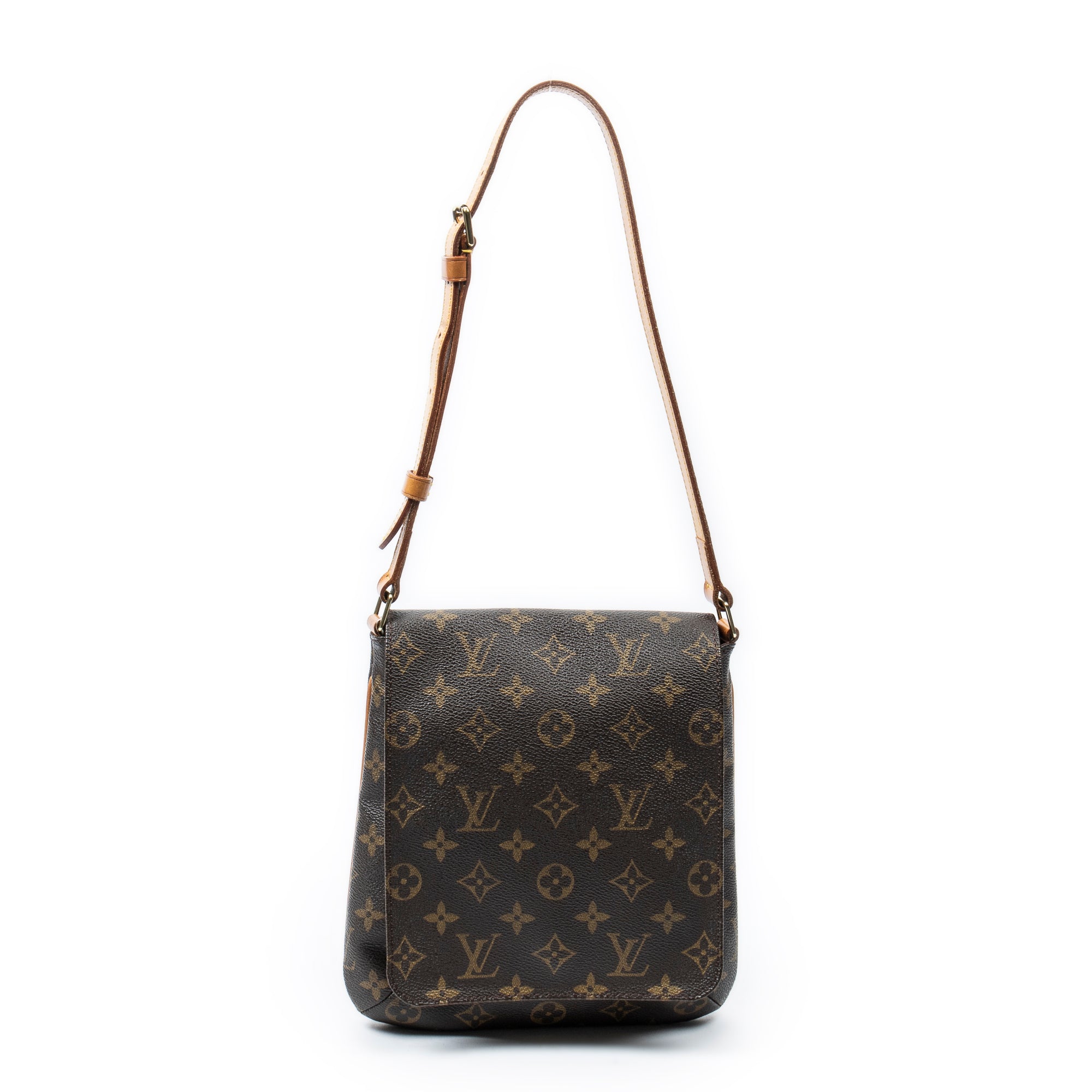 Shoulder Bag Musette Salsa Brown Monogram Canvas