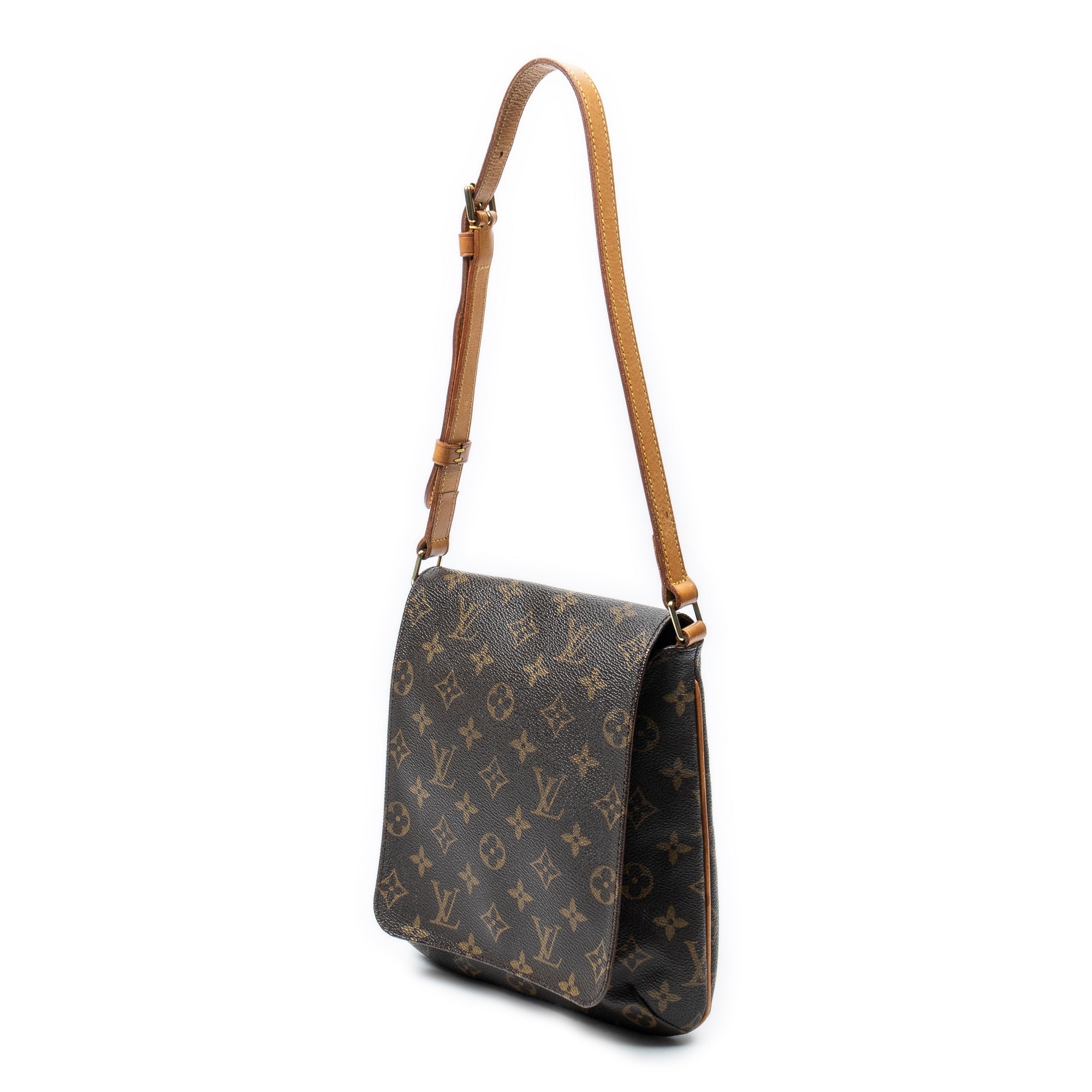 Shoulder Bag Musette Salsa Brown Monogram Canvas