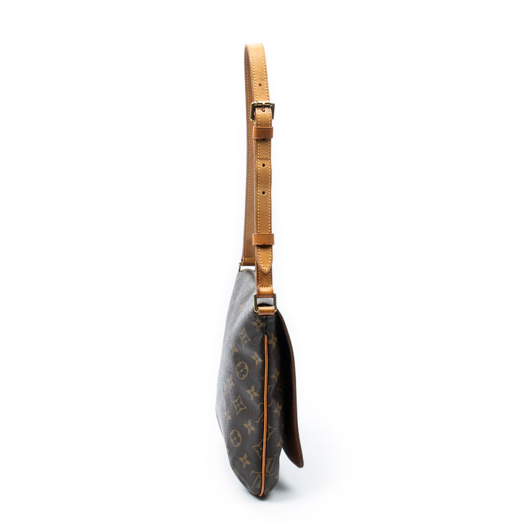Shoulder Bag Musette Salsa Brown Monogram Canvas