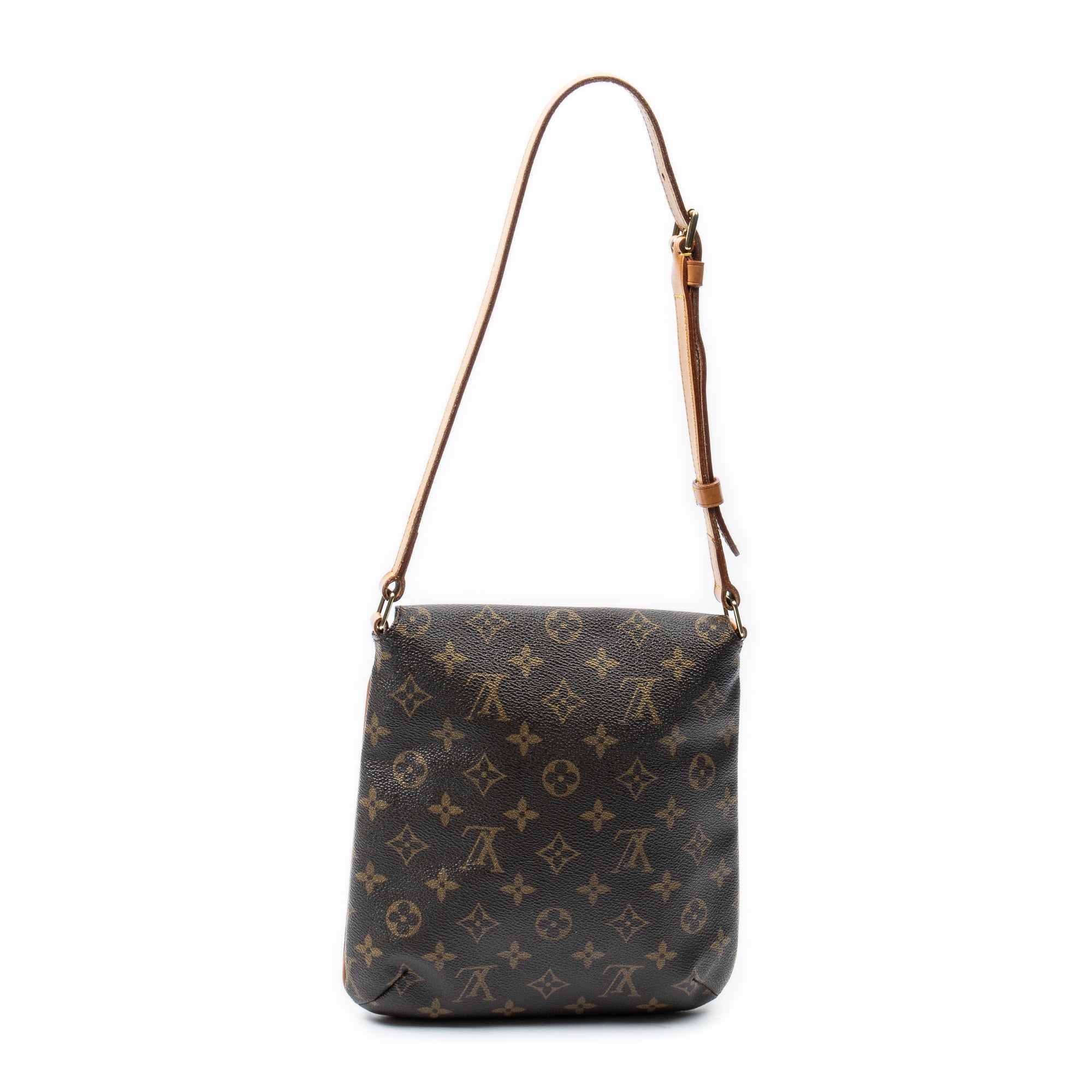 Sac Bandoulière Musette Salsa Monogram Toile Marron