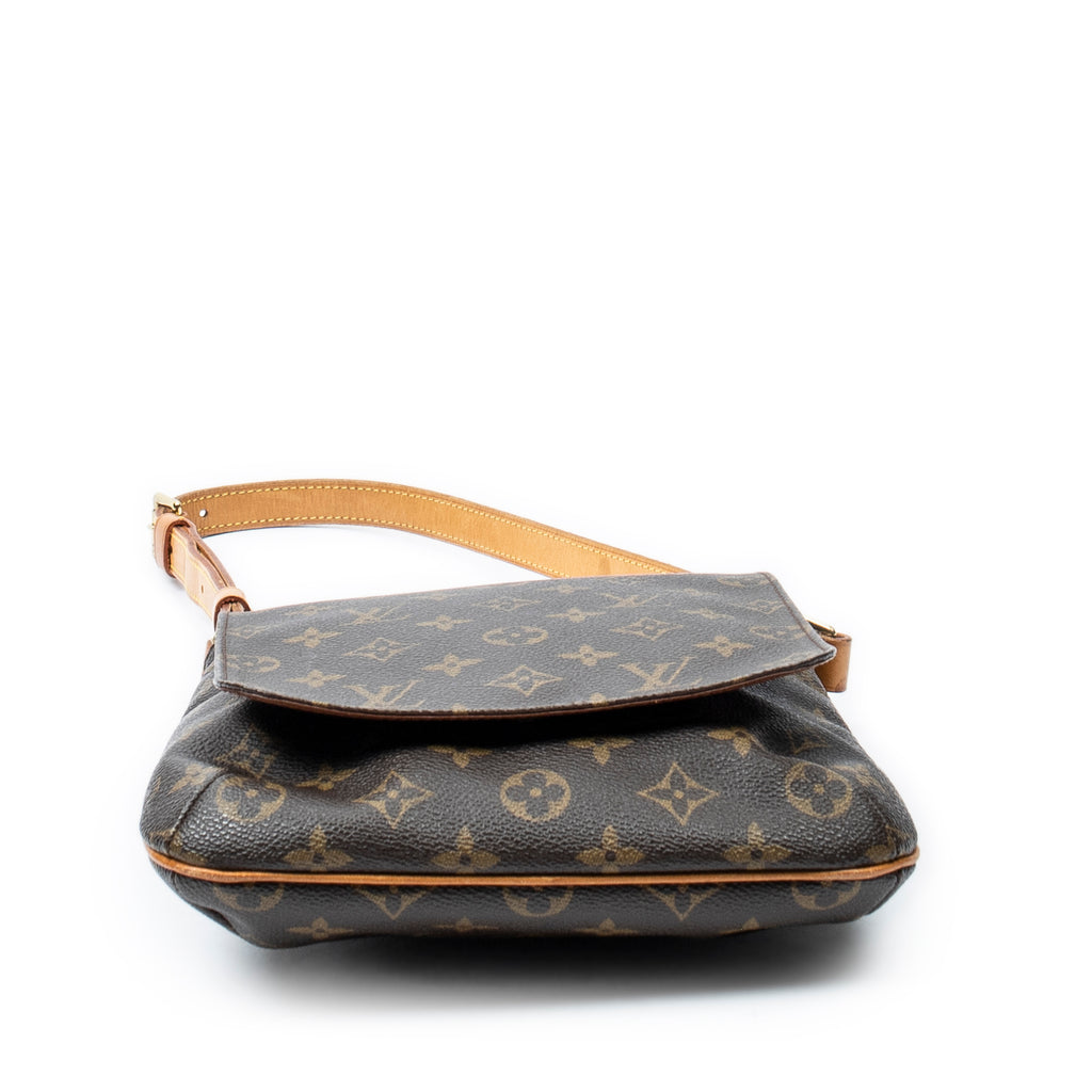 Shoulder Bag Musette Salsa Brown Monogram Canvas