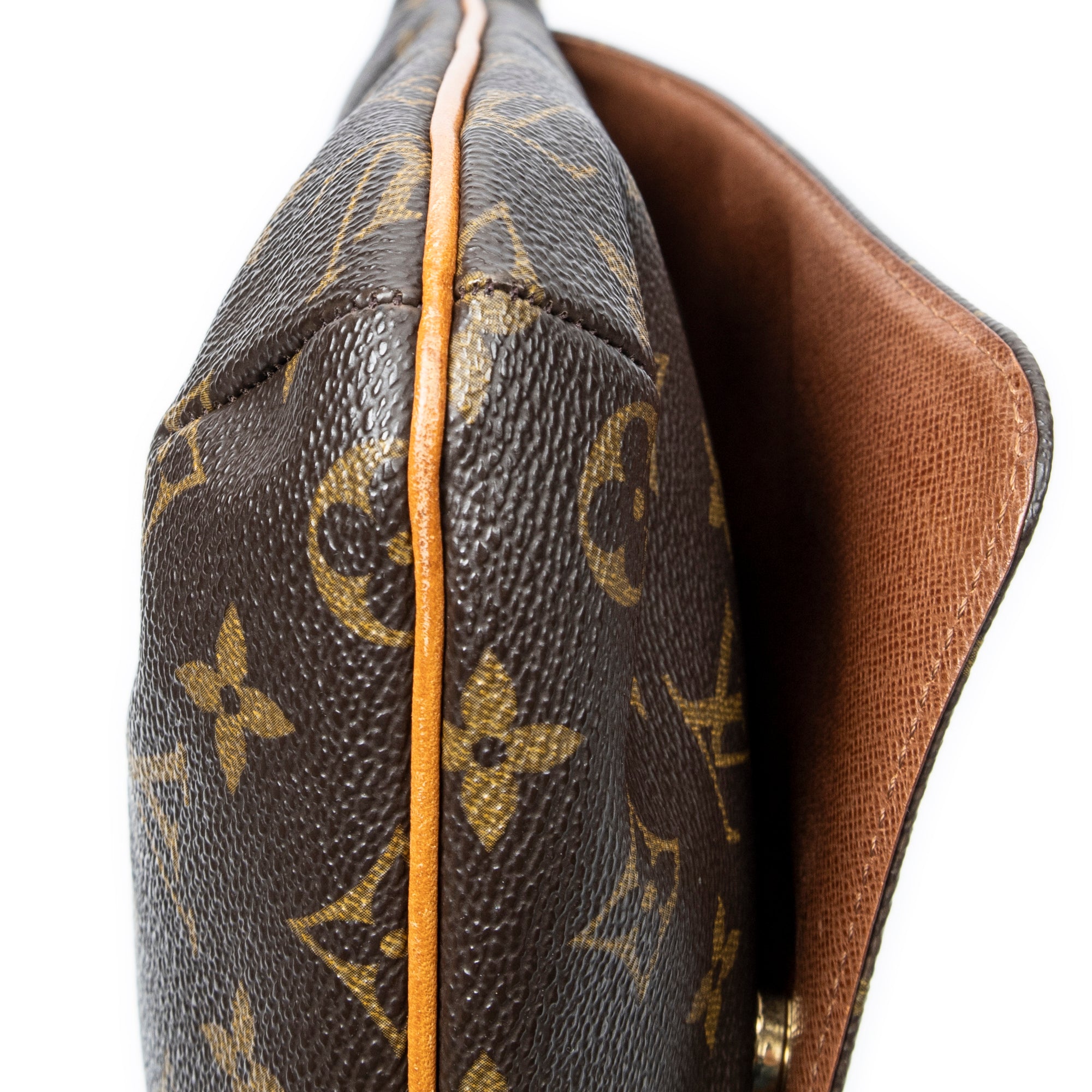 Sac Bandoulière Musette Salsa Monogram Toile Marron