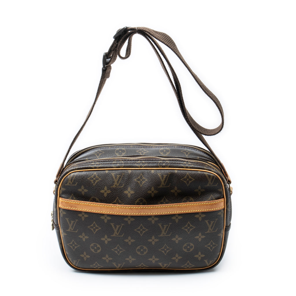 Shoulder Bag Reporter PM Brown Monogram Canvas