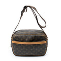 Shoulder Bag Reporter PM Brown Monogram Canvas