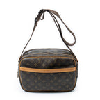 Shoulder Bag Reporter PM Brown Monogram Canvas