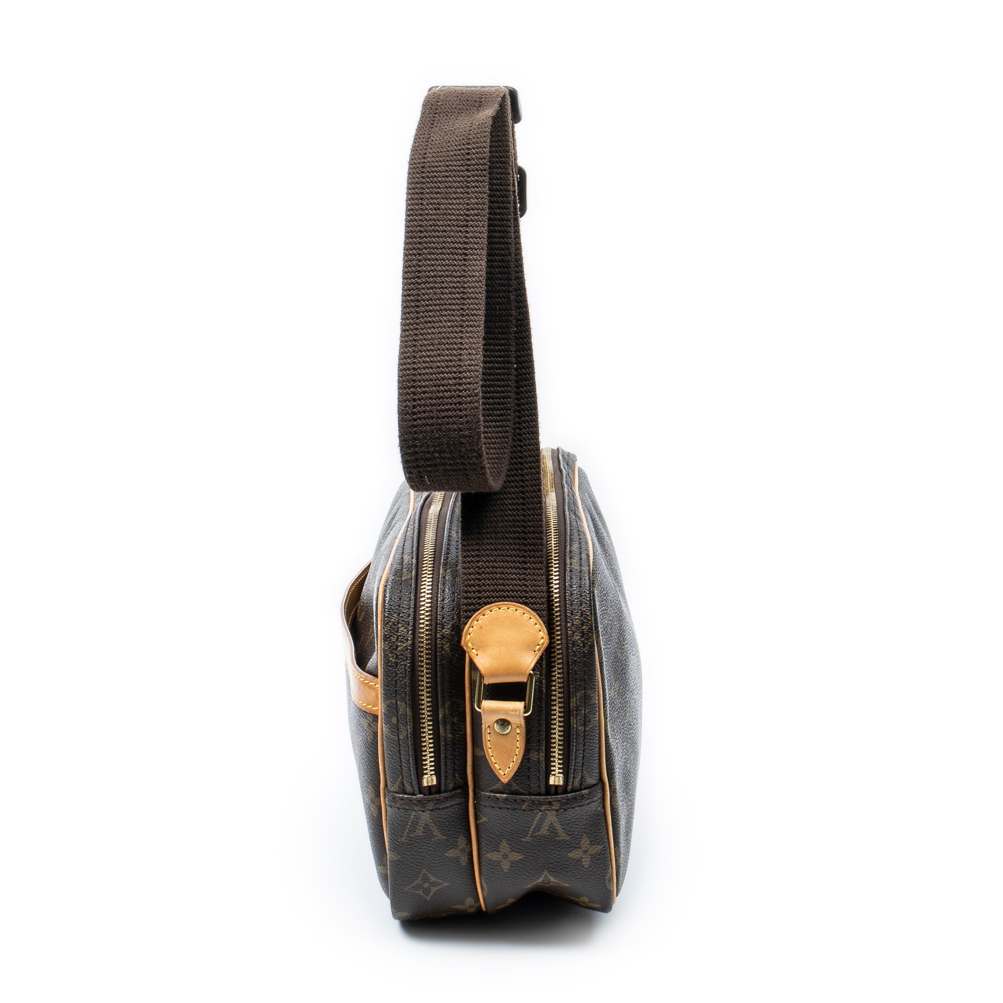Shoulder Bag Reporter PM Brown Monogram Canvas