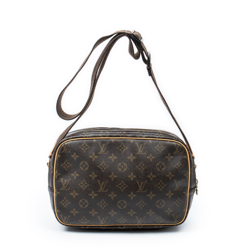 Shoulder Bag Reporter PM Brown Monogram Canvas