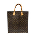 Handbag Sac Plat Brown Monogram Canvas