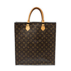 Handbag Sac Plat Brown Monogram Canvas