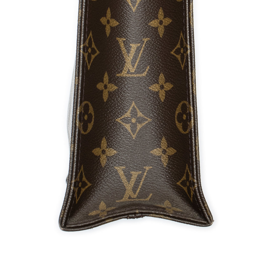 Handbag Sac Plat Brown Monogram Canvas