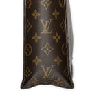Handbag Sac Plat Brown Monogram Canvas