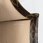 Handbag Sac Plat Brown Monogram Canvas