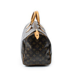 Handbag Speedy 35 Brown Monogram Canvas