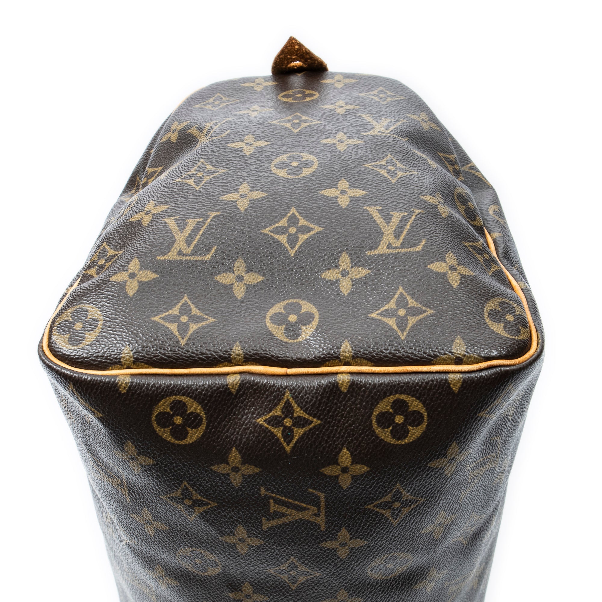 Handbag Speedy 35 Brown Monogram Canvas