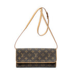Shoulder Bag Twin GM Brown Monogram Canvas