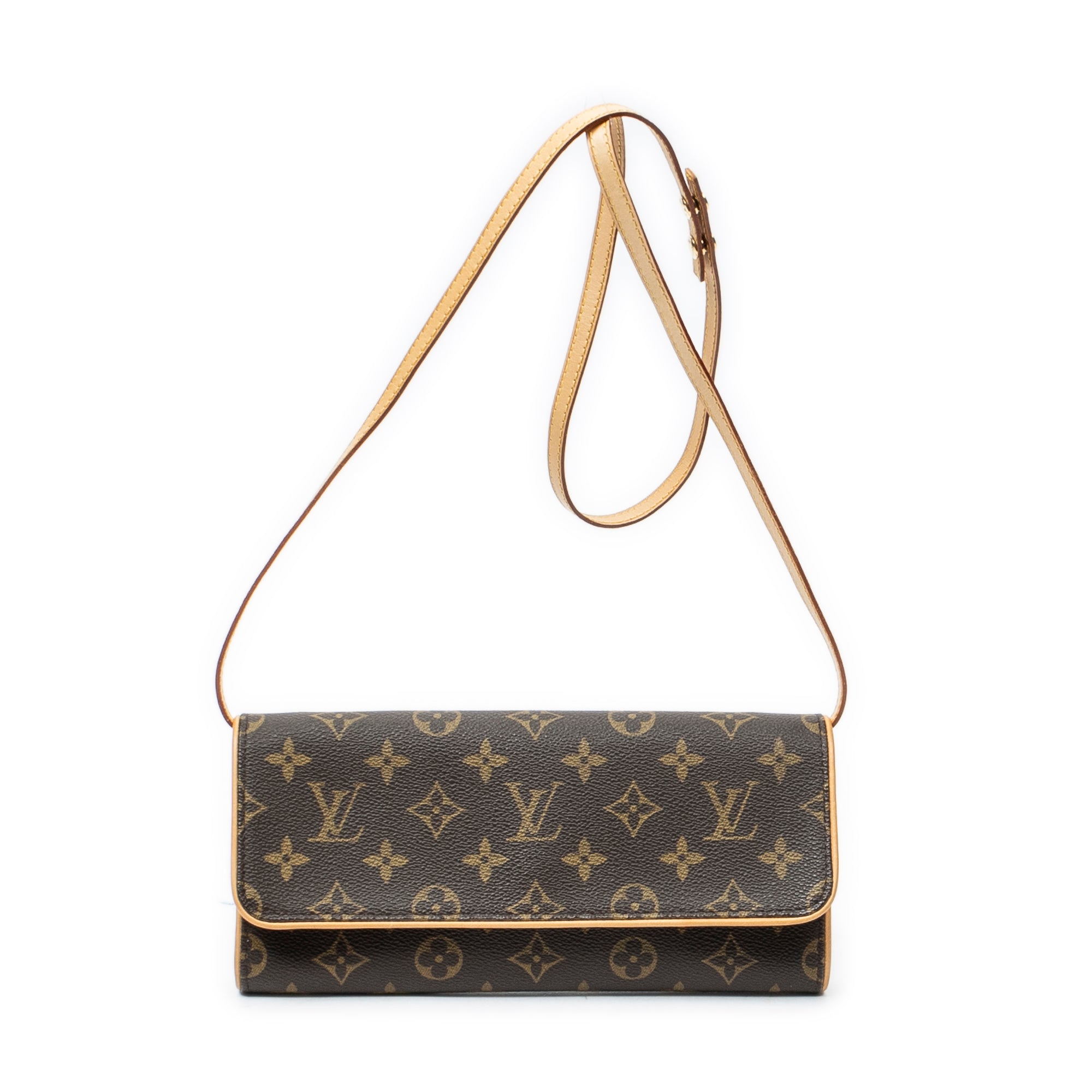 Shoulder Bag Twin GM Brown Monogram Canvas