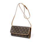 Shoulder Bag Twin GM Brown Monogram Canvas