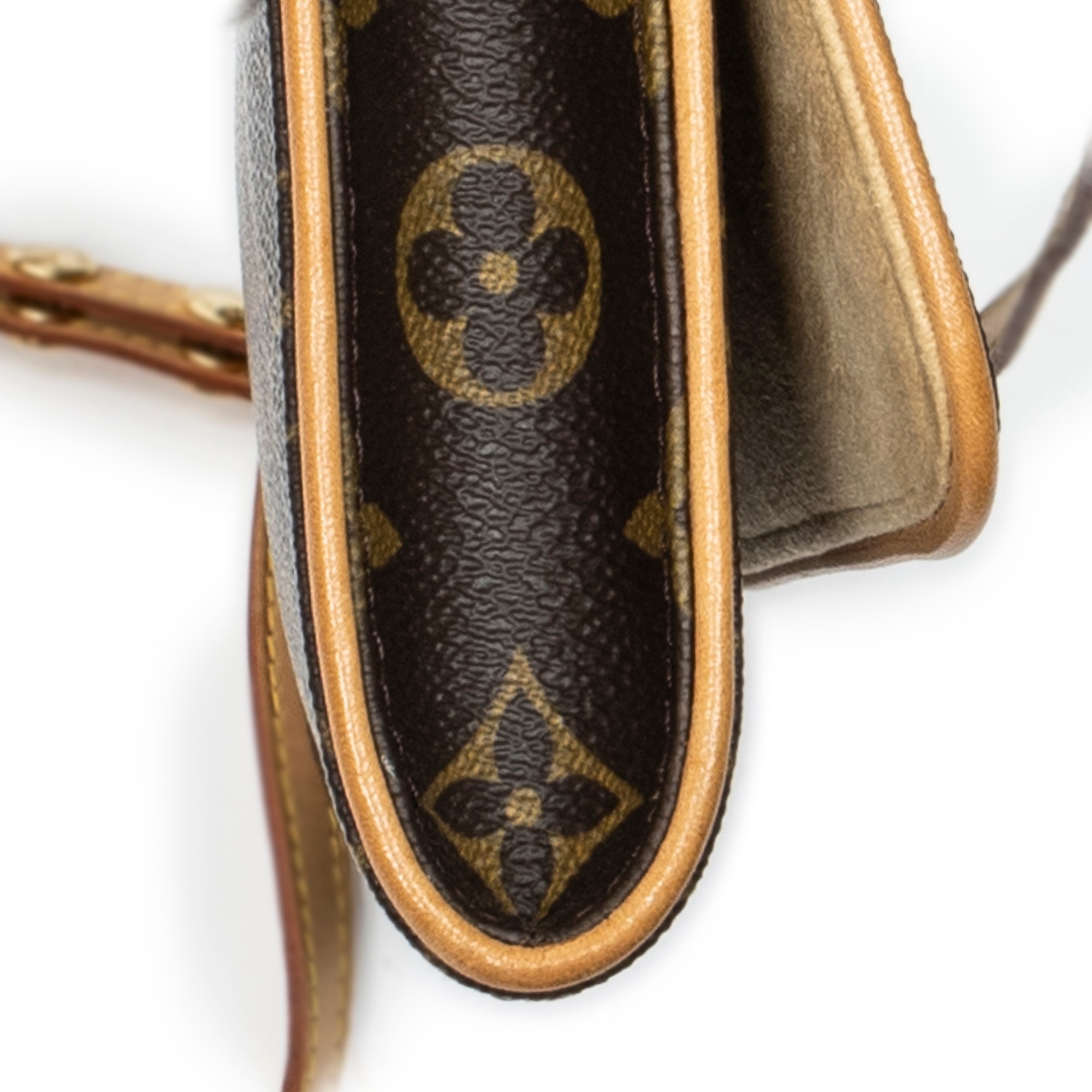 Sac bandoulière Twin GM en toile Monogram marron