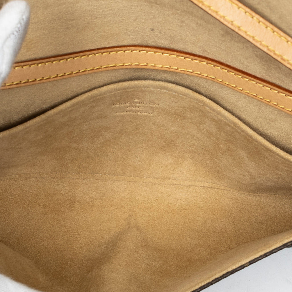 Shoulder Bag Twin GM Brown Monogram Canvas