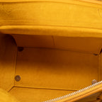 Shoulder Bag Mini Belt Bag Yellow Grained Leather