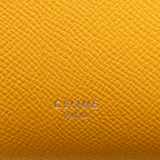 Shoulder Bag Mini Belt Bag Yellow Grained Leather