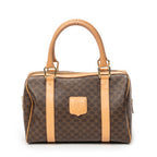 Handbag Mini Boston Beige Macadam Coated Canvas