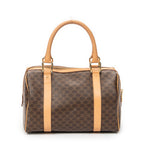 Handbag Mini Boston Beige Macadam Coated Canvas