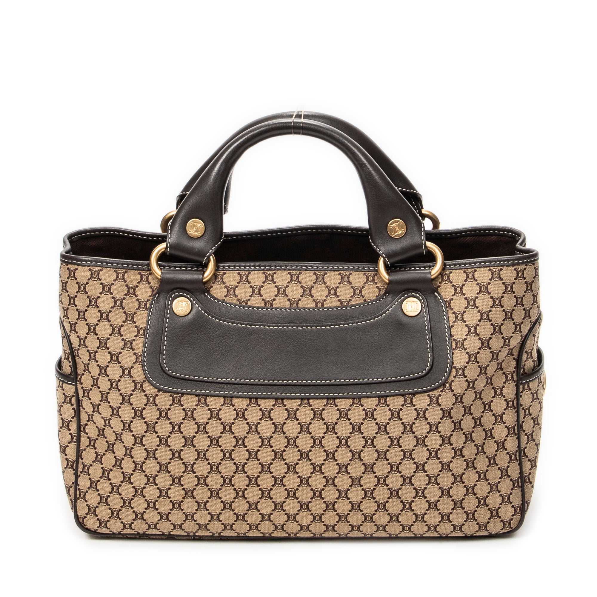 Handbag Boogie Bag Brown Macadam Canvas