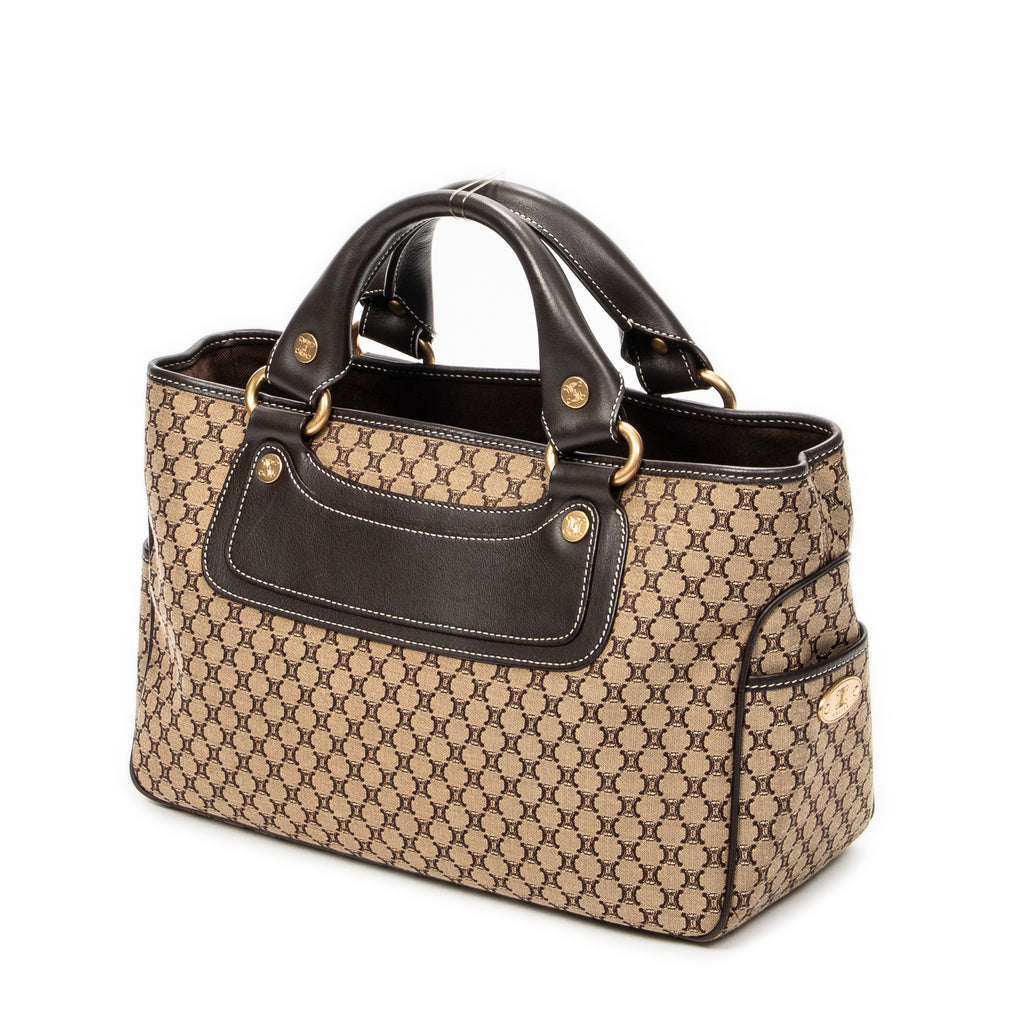 Handbag Boogie Bag Brown Macadam Canvas