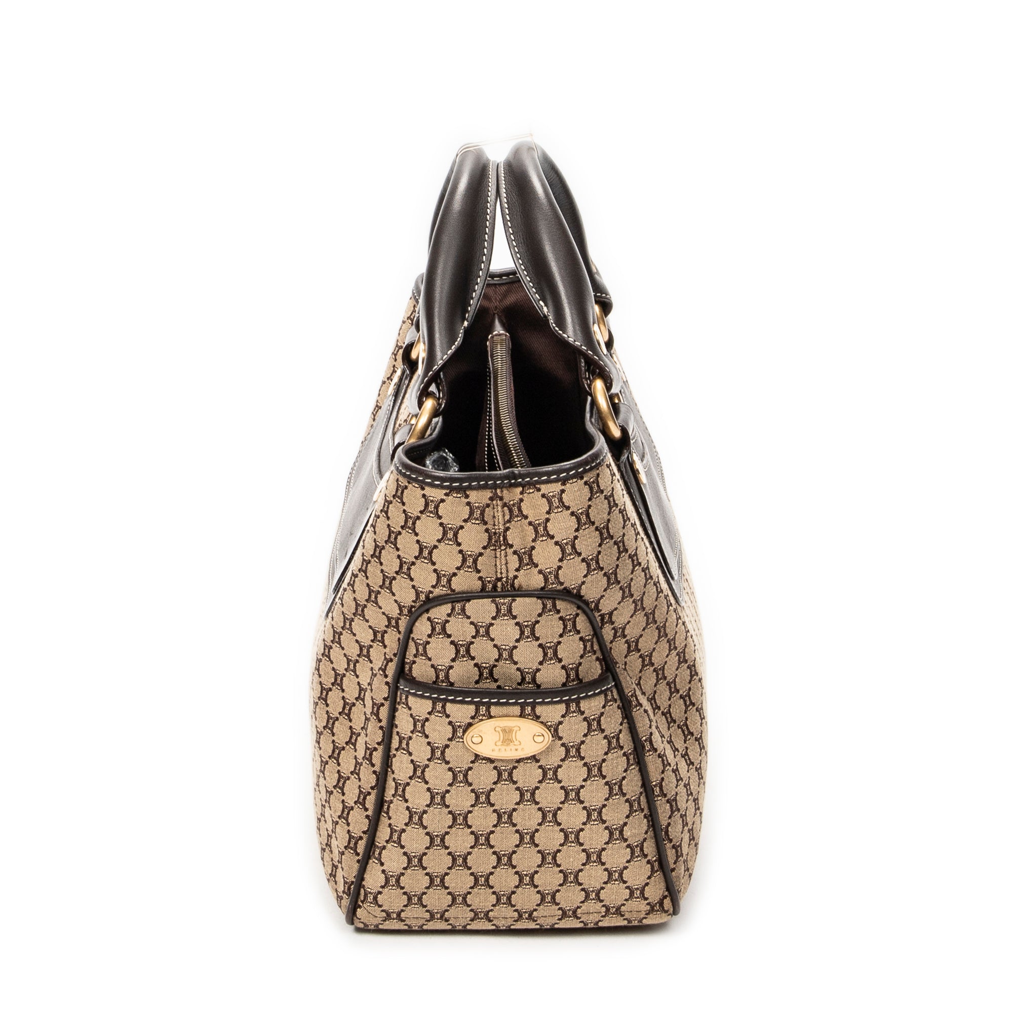 Handbag Boogie Bag Brown Macadam Canvas