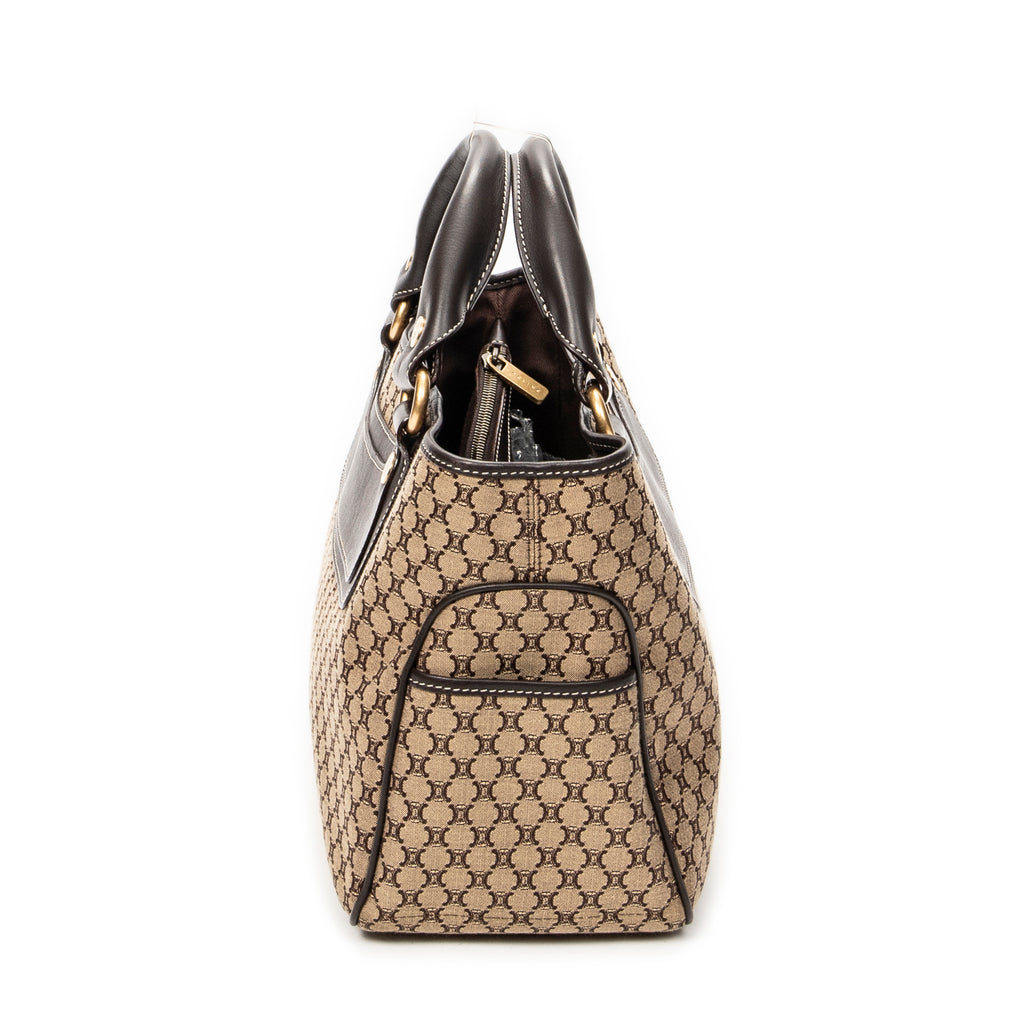 Handbag Boogie Bag Brown Macadam Canvas