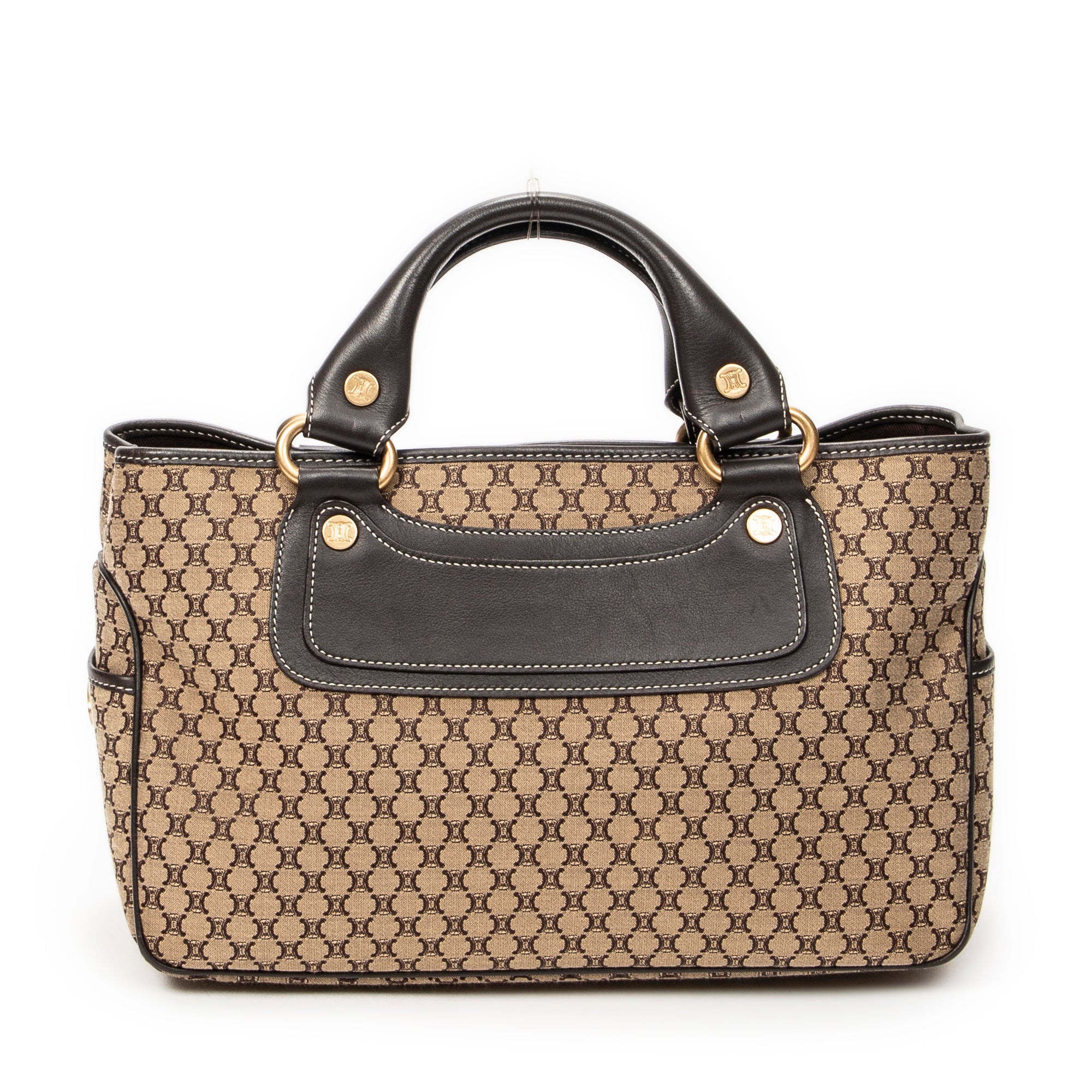 Handbag Boogie Bag Brown Macadam Canvas