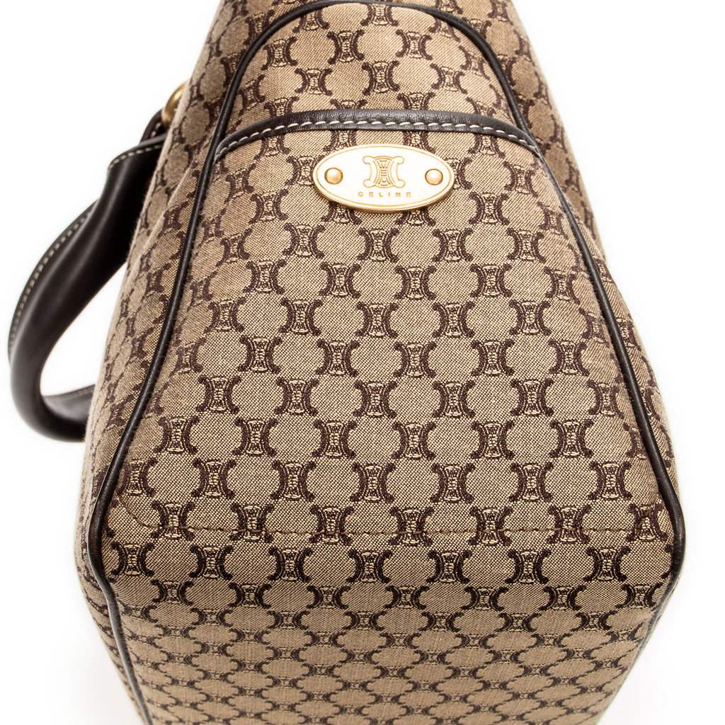 Handbag Boogie Bag Brown Macadam Canvas