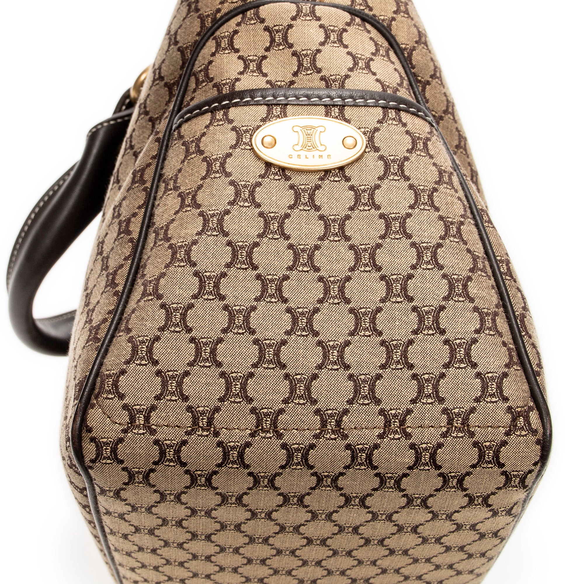 Handbag Boogie Bag Brown Macadam Canvas