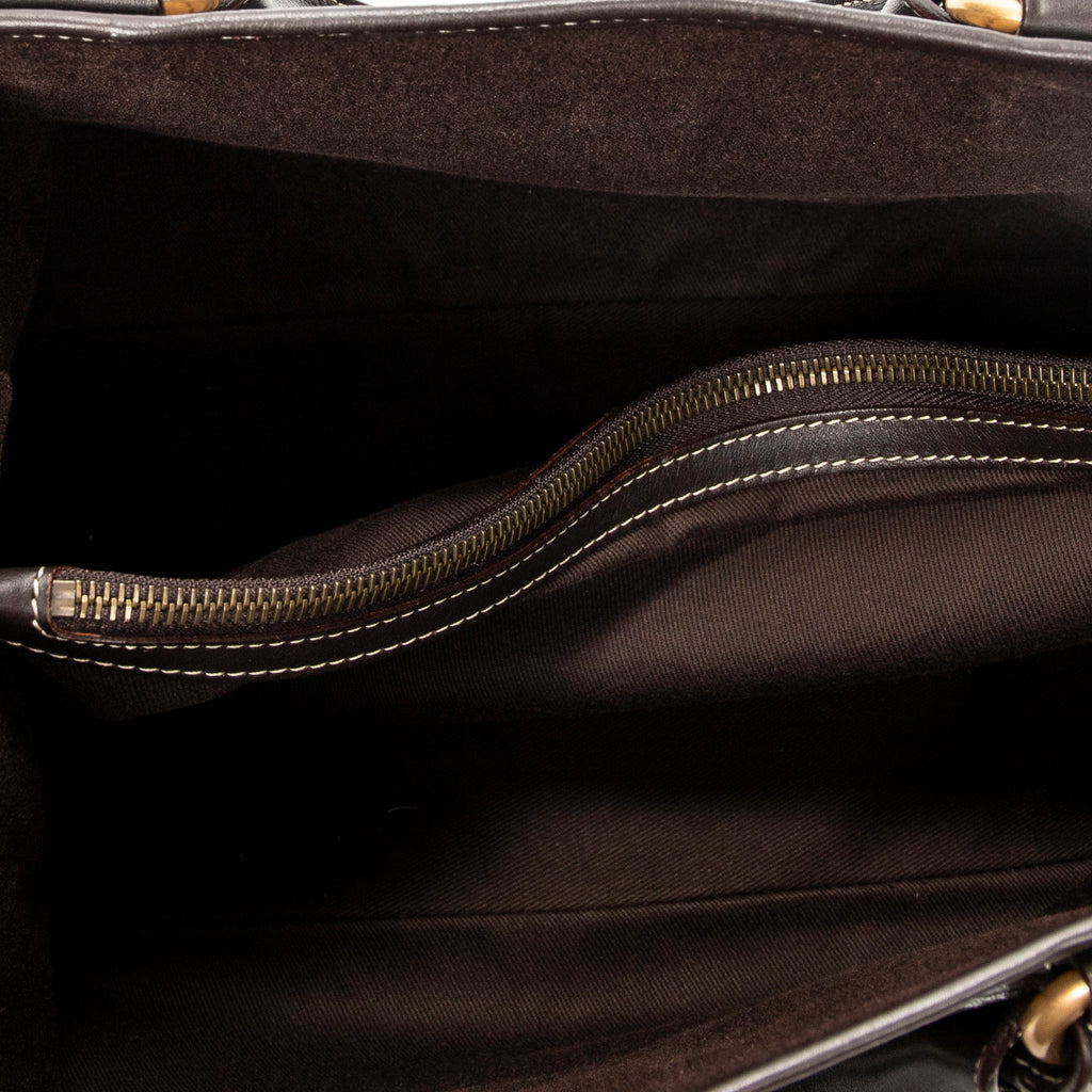 Handbag Boogie Bag Brown Macadam Canvas