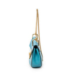 Bolso Bandolera Mini Drew Piel de Cabra Azul