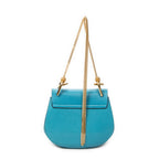 Bolso Bandolera Mini Drew Piel de Cabra Azul