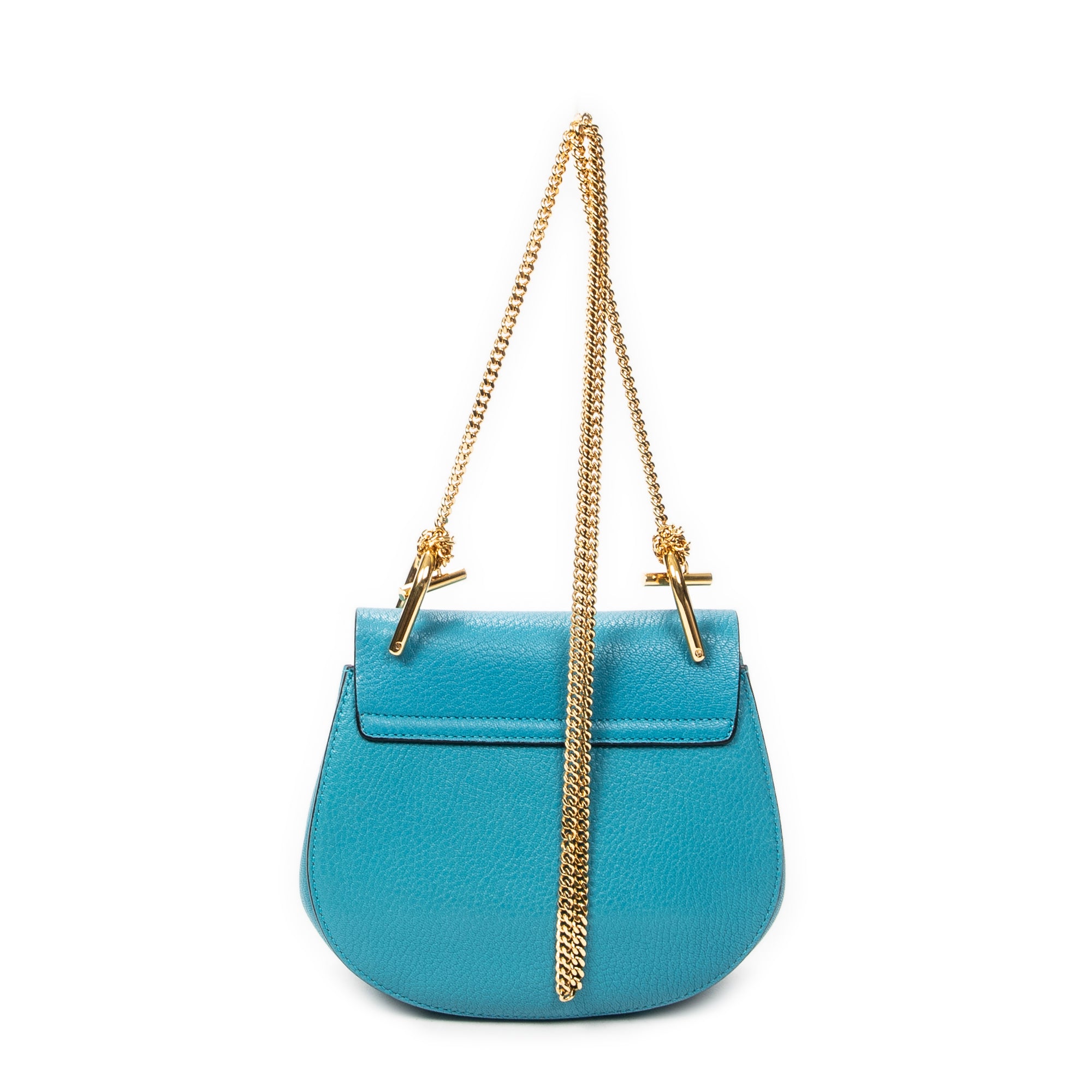 Bolso Bandolera Mini Drew Piel de Cabra Azul